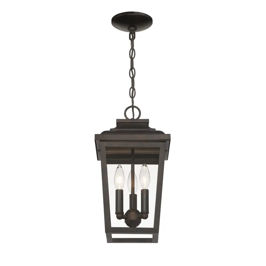 Irvington Manor 3-Light Chain Hung Lantern - Image 3