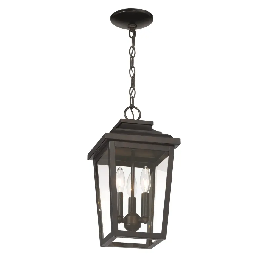 Irvington Manor 3-Light Chain Hung Lantern - Image 4