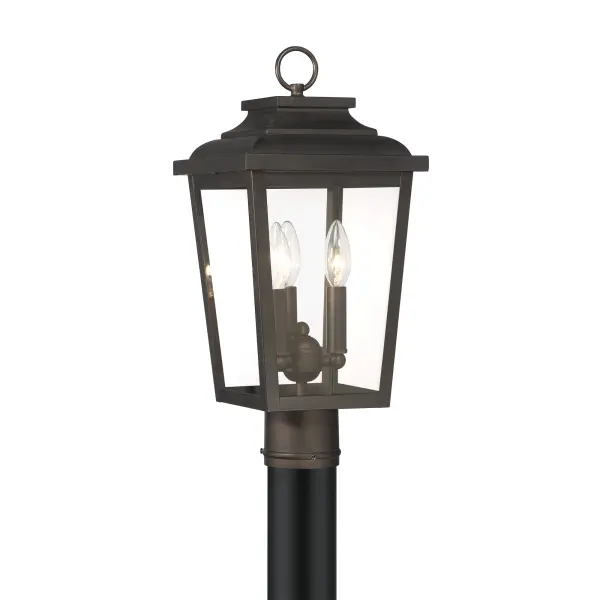 Irvington Manor 3-Light Post Mount Lantern - Image 2