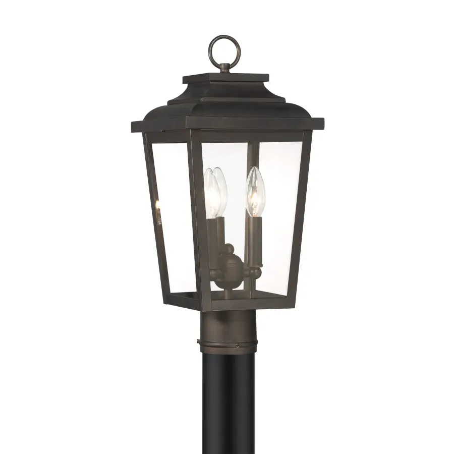 Irvington Manor 3-Light Post Mount Lantern - Image 2