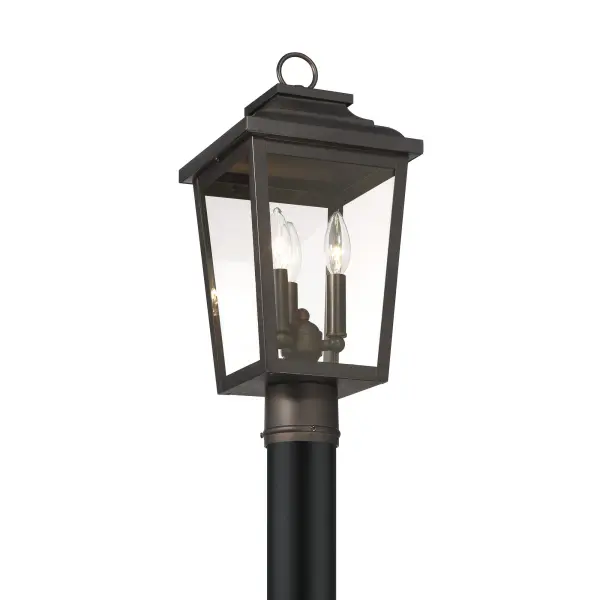 Irvington Manor 3-Light Post Mount Lantern - Image 3