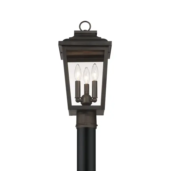 Irvington Manor 3-Light Post Mount Lantern - Image 4