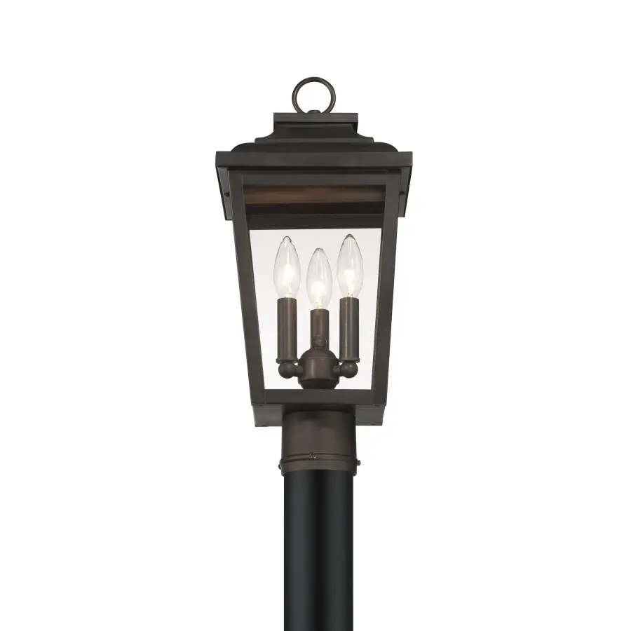 Irvington Manor 3-Light Post Mount Lantern - Image 4