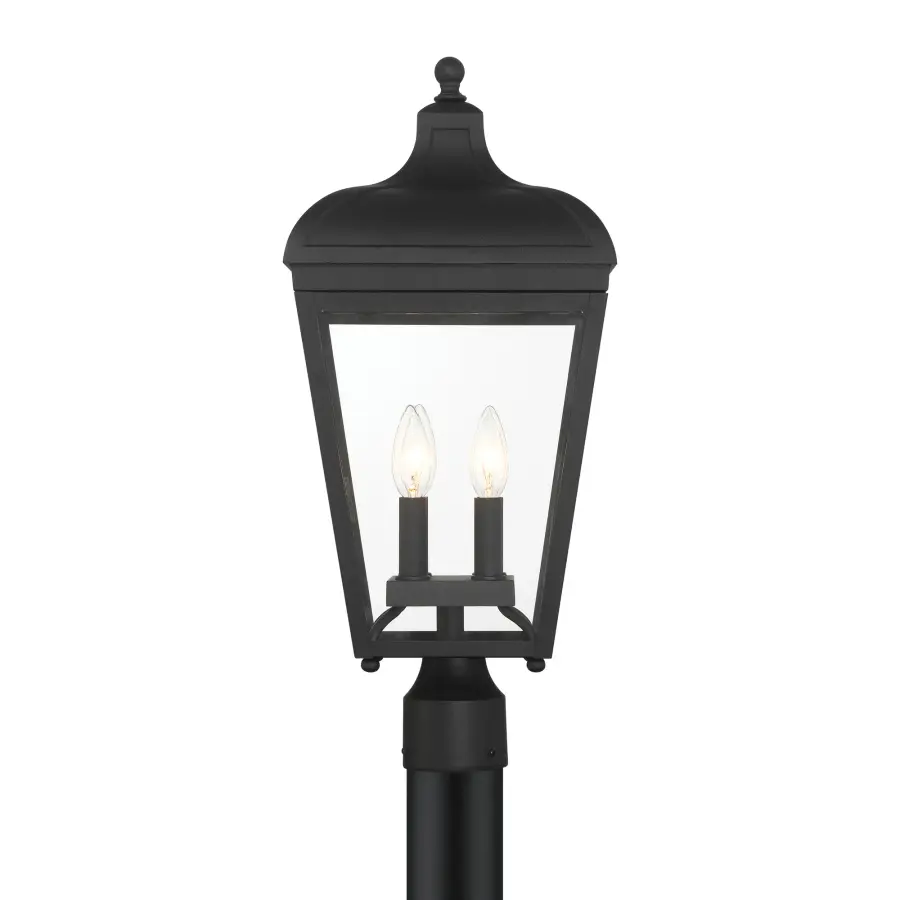 Marquee 4-Light Outdoor Post Mount in Sand Coal Black - Image 2