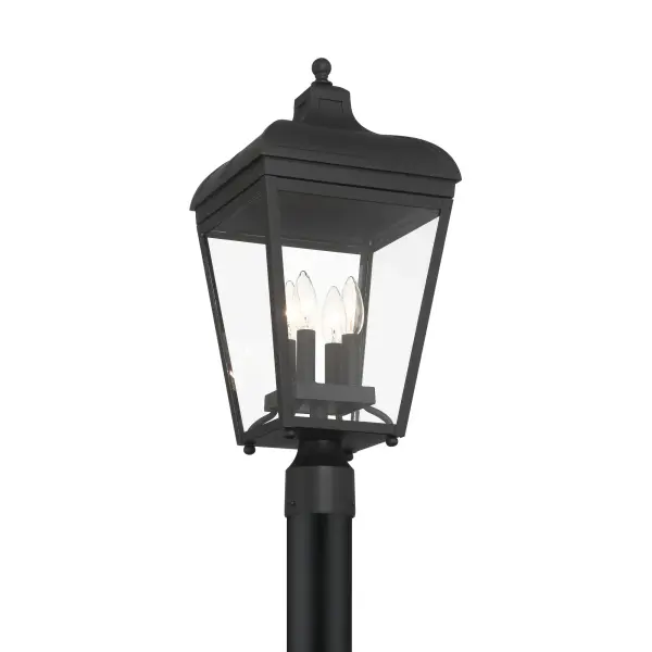 Marquee 4-Light Outdoor Post Mount in Sand Coal Black - Image 4