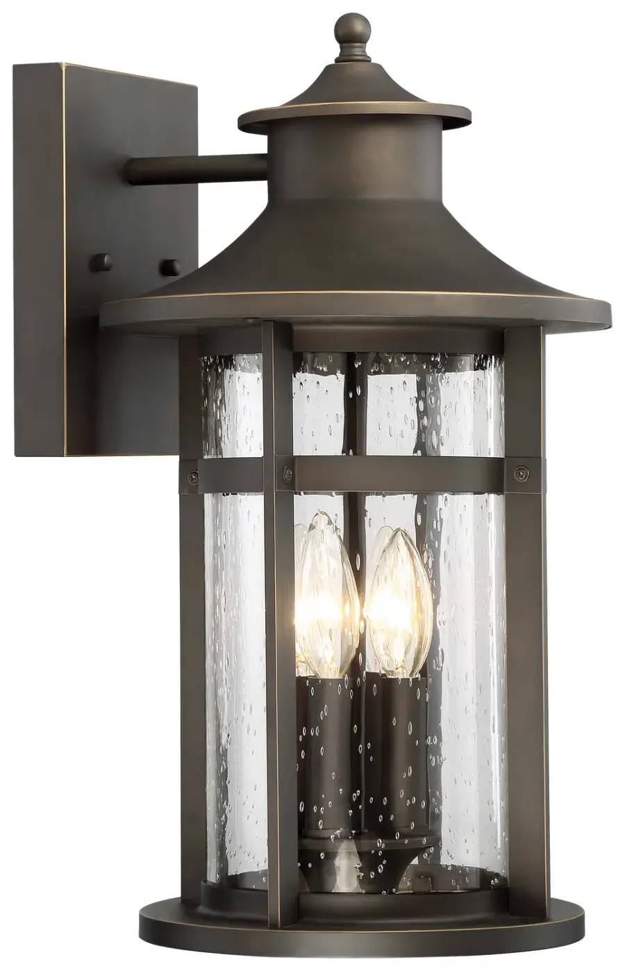 Highland Ridge Two Light Wall Mount Lantern