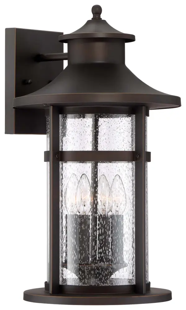 Wall Mount in Oil Rubbed Bronze with Gold Highlights