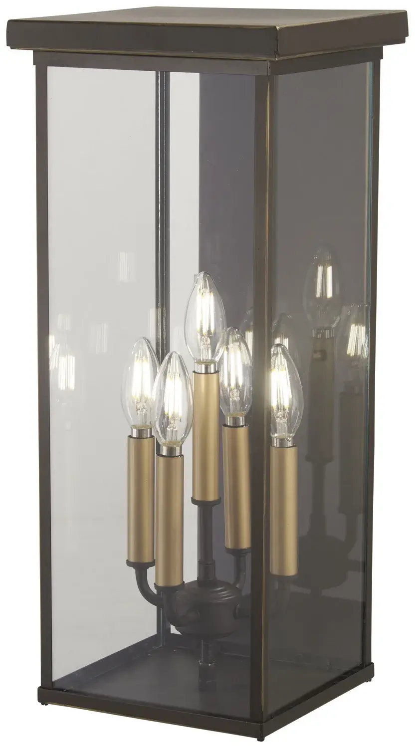 Casway 5-Light Pocket Lantern Wall Sconce