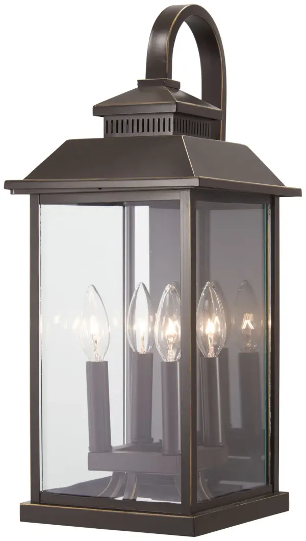In Oil Rubbed Bronze w/Gold Highlights by Minka-Lavery from the Miner's Loft collection