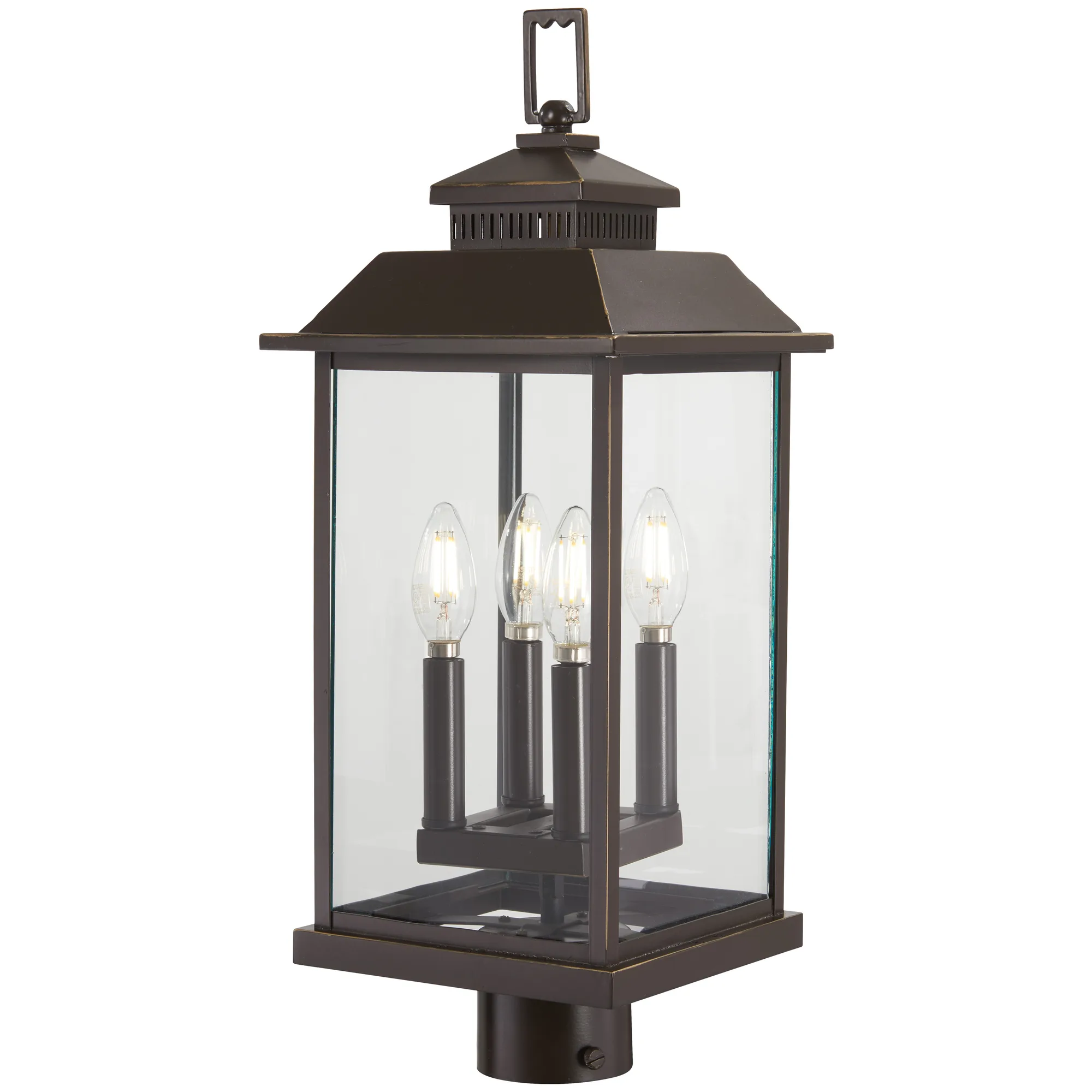 Miner's Loft 4-Light Outdoor Post Mount