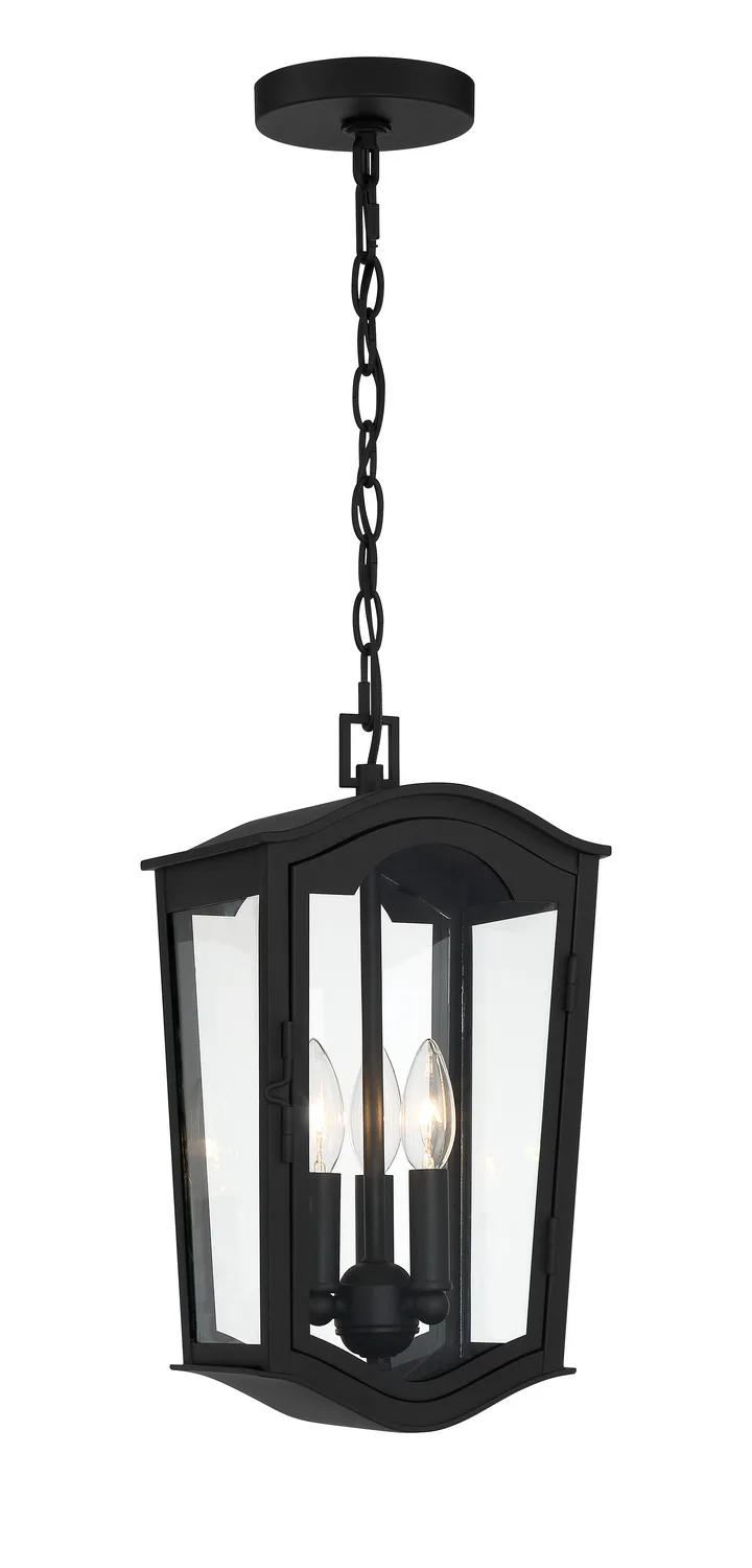 Houghton Hall - 3 Light Outdoor Chain Hung Lantern