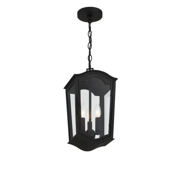 Houghton Hall 3-Light Outdoor Chain Hung Lantern - Image 2