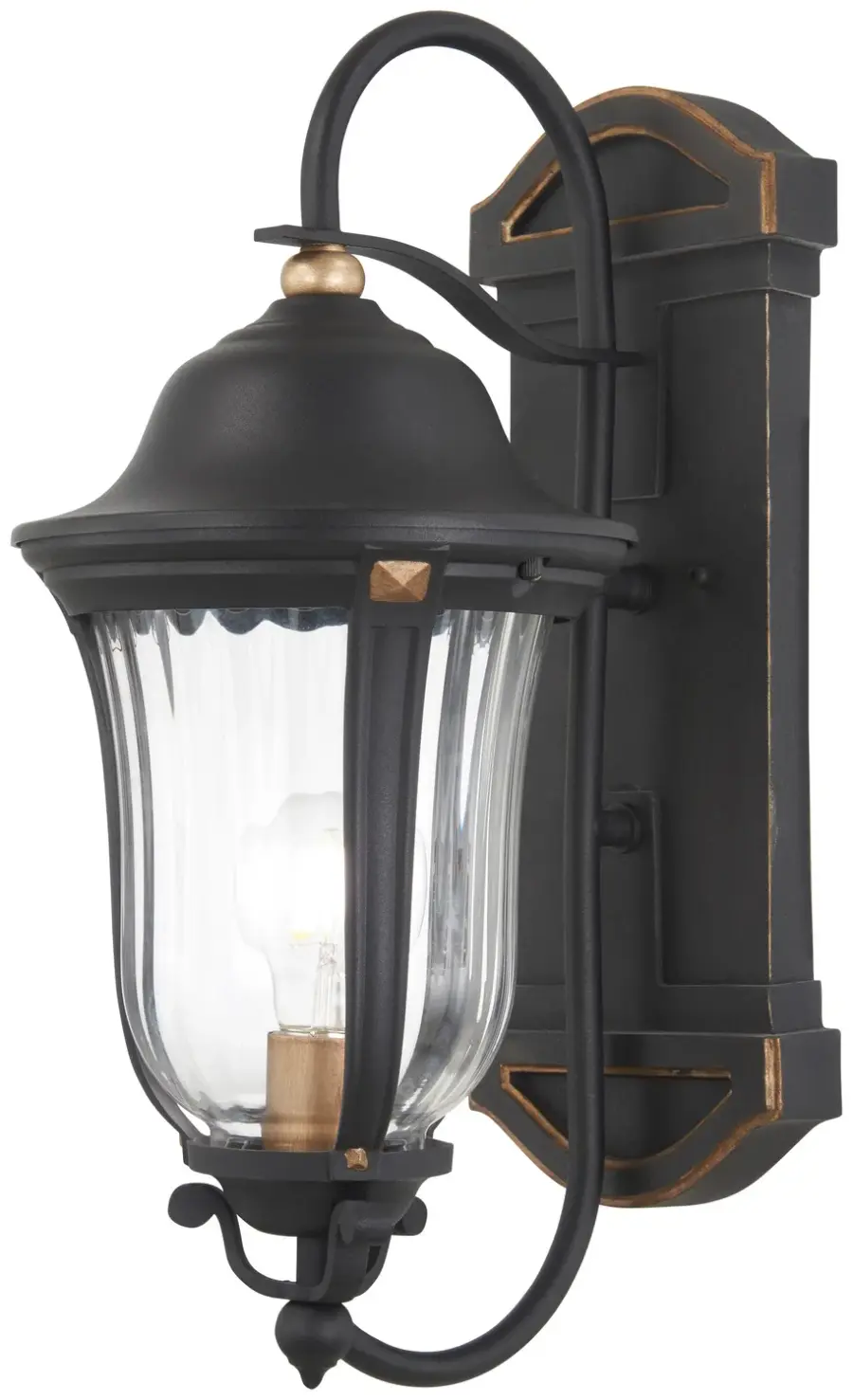 Peale Street 1-Light Outdoor Wall Lantern - Image 1