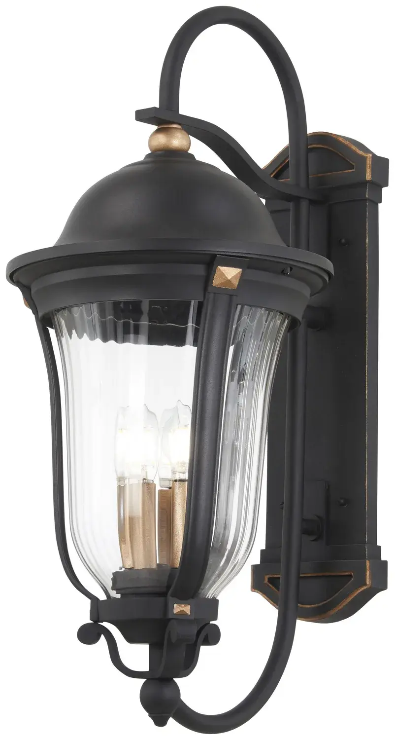 Peale Street 3-Light Outdoor Wall Lantern - Image 1
