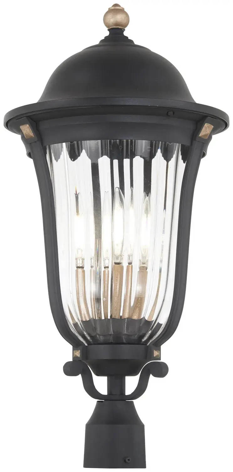Peale Street 4-Light Outdoor Post Mount Lantern - Image 1
