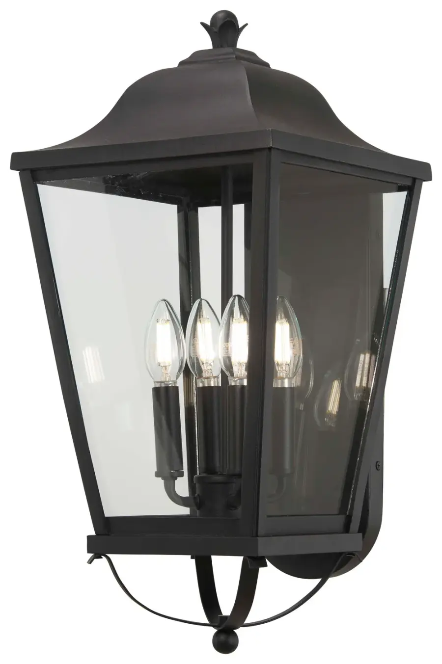 Savannah 4-Light Outdoor Wall Lantern - Image 1