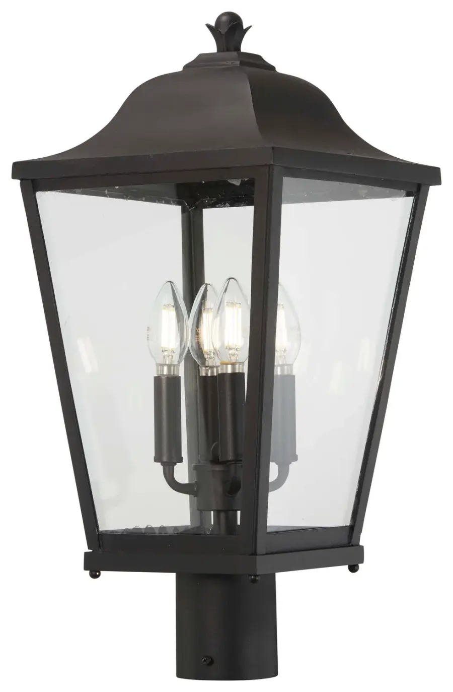Savannah 4-Light Outdoor Post Lantern - Image 1