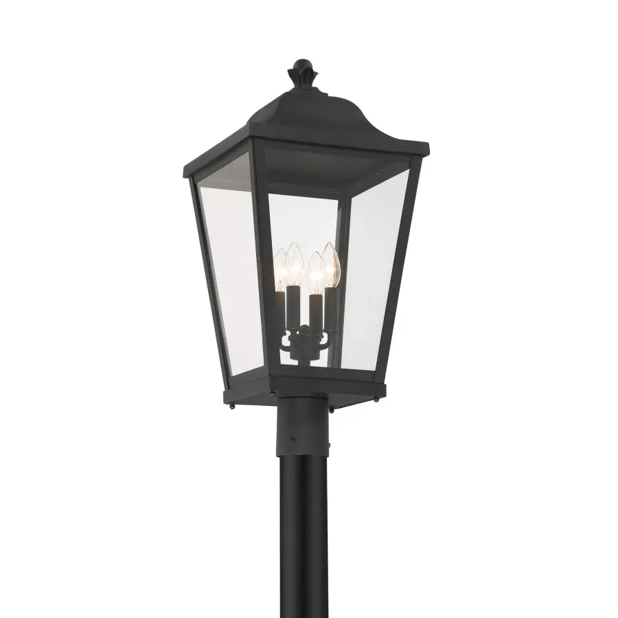 Savannah 4-Light Outdoor Post Mount Lantern - Image 3
