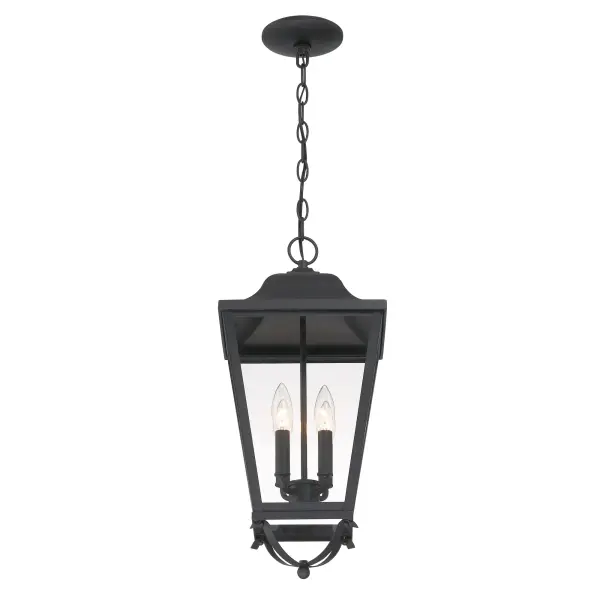 Savannah 4-Light Chain Hung Lantern in Sand Coal Black - Image 4
