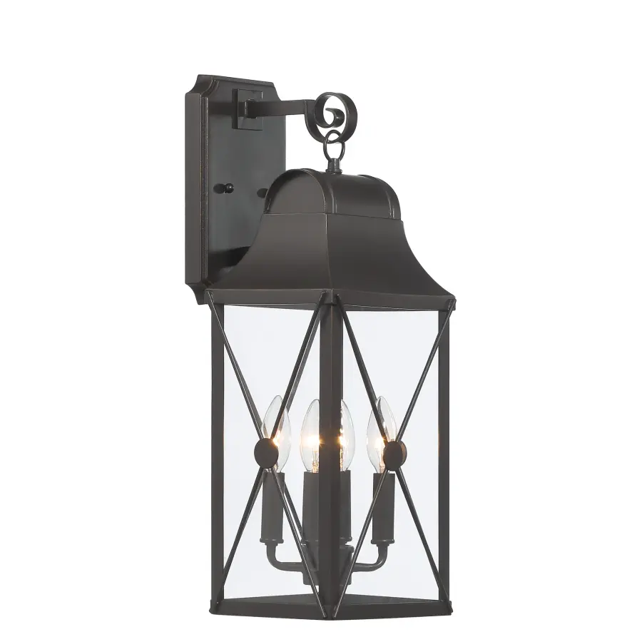 De Luz 4-Light Outdoor Wall Lantern - Image 4