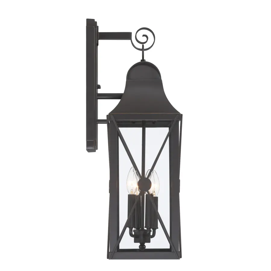 De Luz Medium 4-Light Outdoor Wall Lantern - Image 3