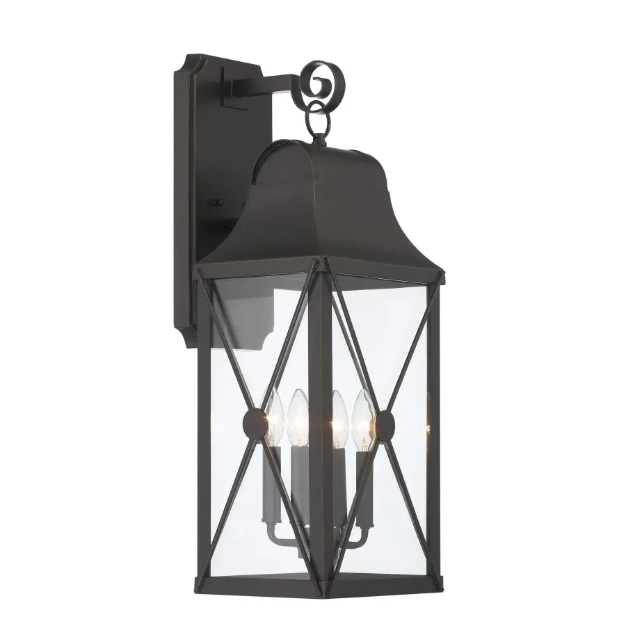 De Luz Medium 4-Light Outdoor Wall Lantern - Image 4