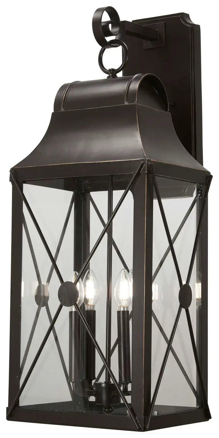 De Luz 4-Light Outdoor Wall Lantern - Image 1