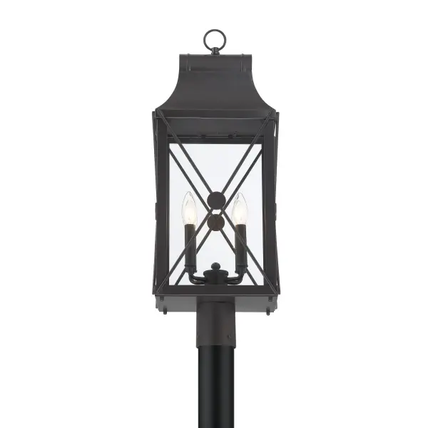 De Luz 4-Light Outdoor Post Lantern - Image 4
