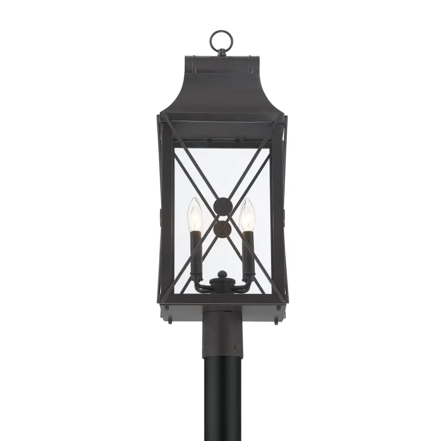 De Luz 4-Light Outdoor Post Lantern - Image 4