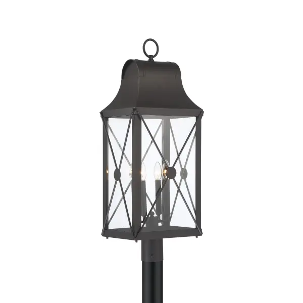 De Luz 4-Light Outdoor Post Mount Lantern - Image 2