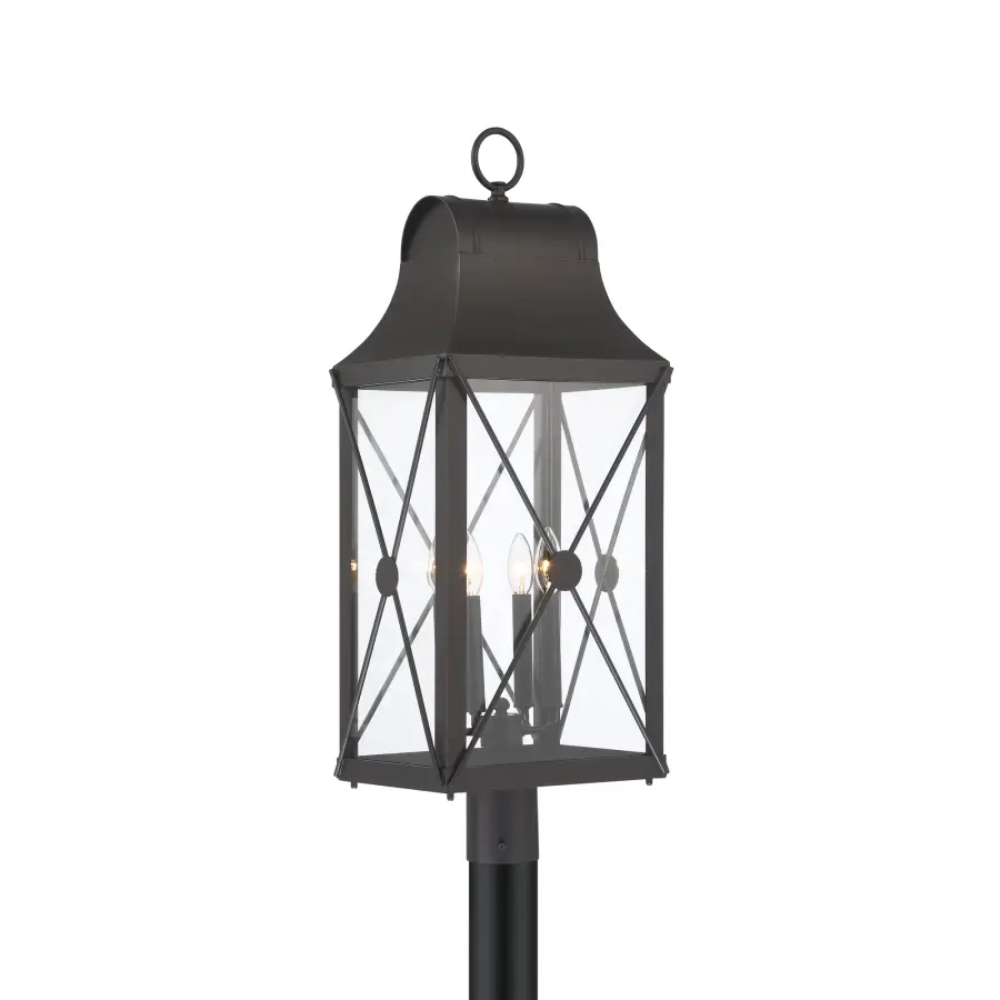 De Luz 4-Light Outdoor Post Mount Lantern - Image 2