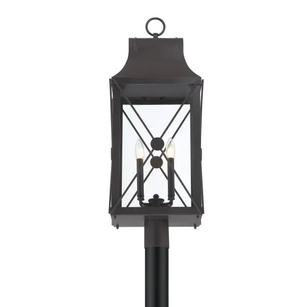 De Luz 4-Light Outdoor Post Mount Lantern - Image 4