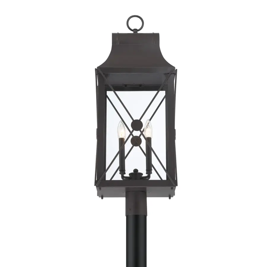 De Luz 4-Light Outdoor Post Mount Lantern - Image 4