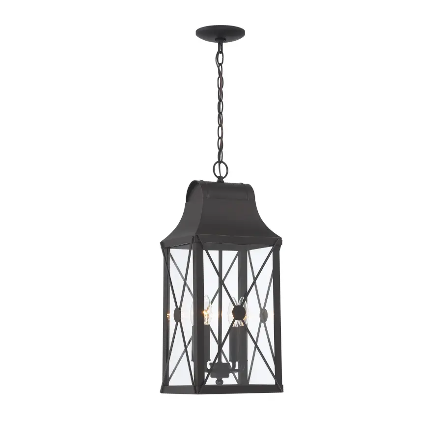 De Luz 4-Light Outdoor Chain Hung Lantern - Image 1