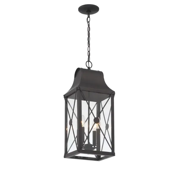 De Luz 4-Light Outdoor Chain Hung Lantern - Image 4