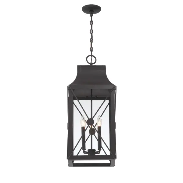 De Luz 4-Light Outdoor Chain Hung Lantern - Image 5