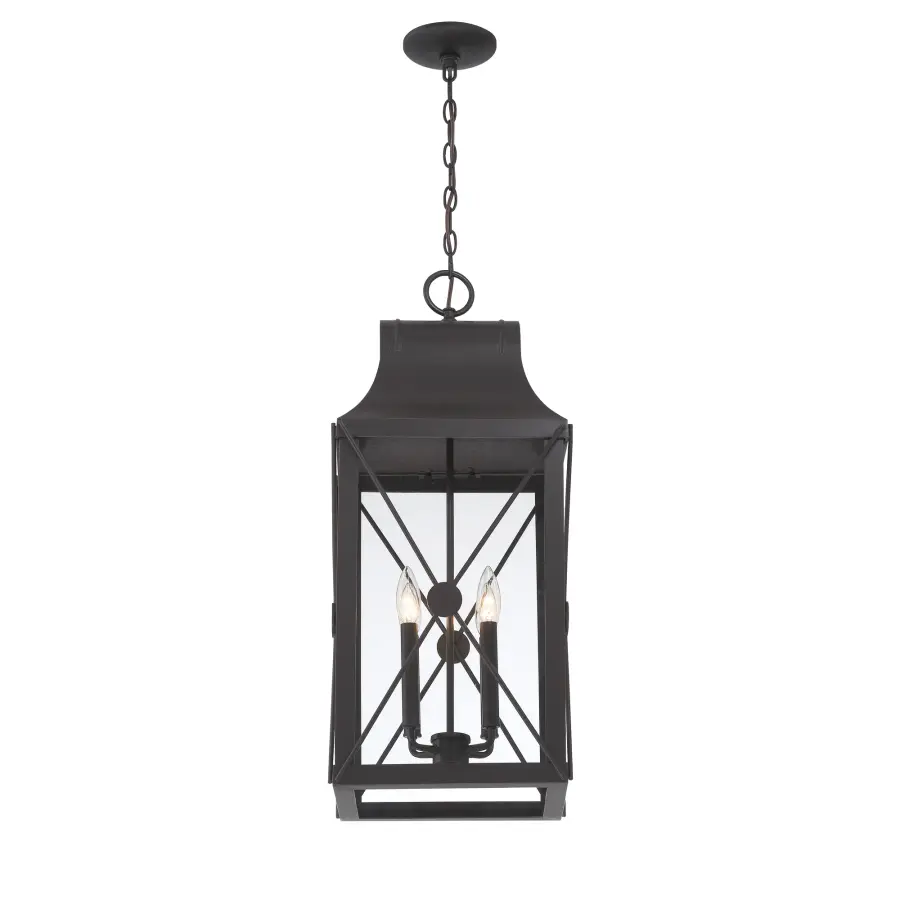 De Luz 4-Light Outdoor Chain Hung Lantern - Image 5