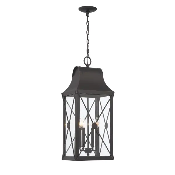 De Luz 4-Light Outdoor Chain Hung Lantern - Image 2