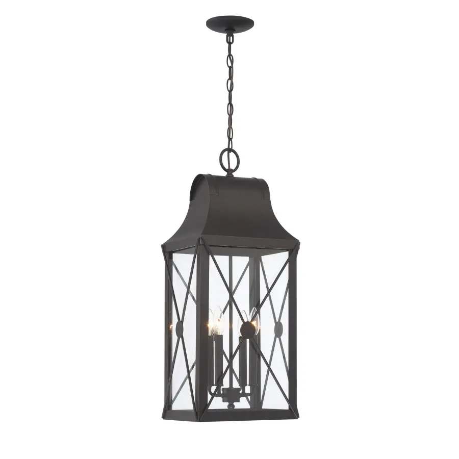 De Luz 4-Light Outdoor Chain Hung Lantern - Image 2