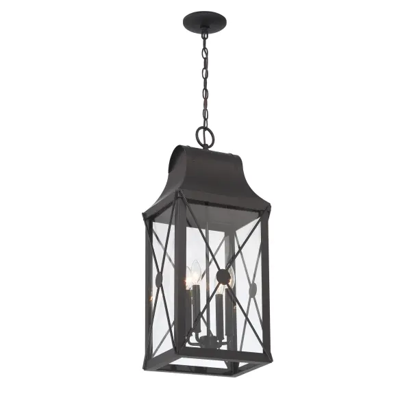 De Luz 4-Light Outdoor Chain Hung Lantern - Image 3