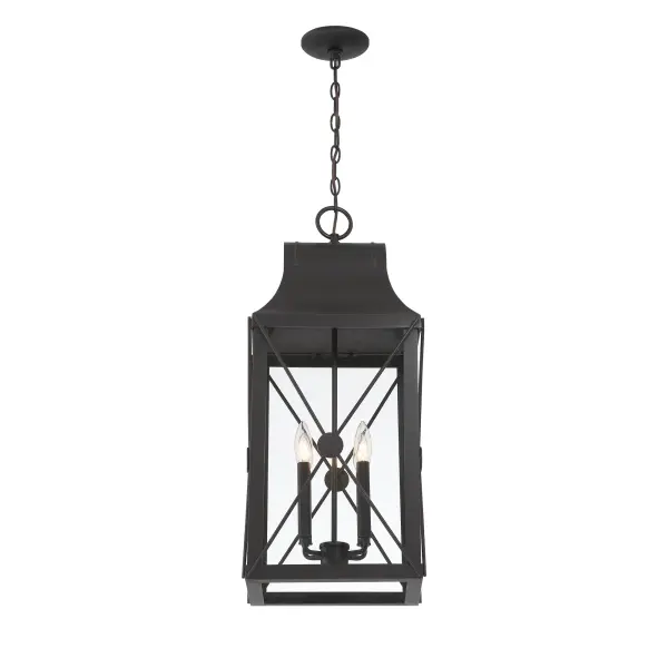 De Luz 4-Light Outdoor Chain Hung Lantern - Image 4