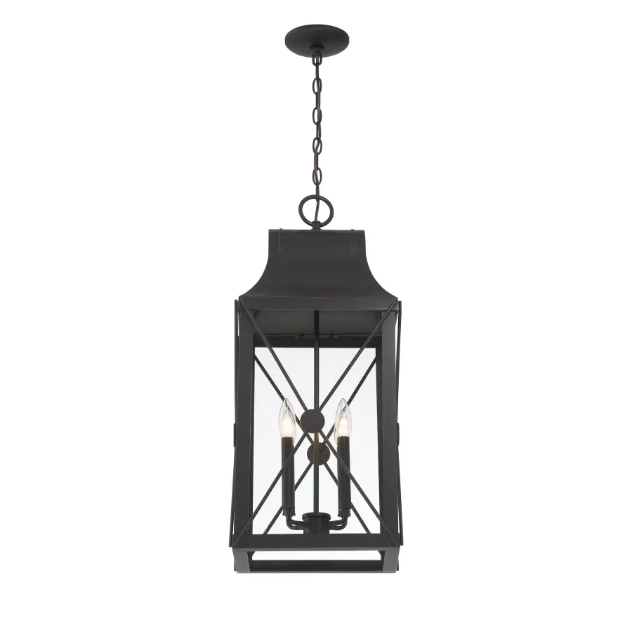De Luz 4-Light Outdoor Chain Hung Lantern - Image 4
