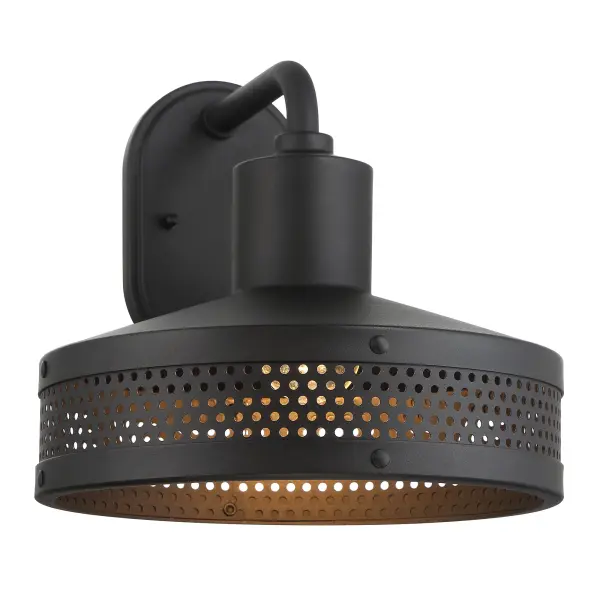 12" 1 Light Outdoor Wall Mount in Sand Coal Finish - alternate view