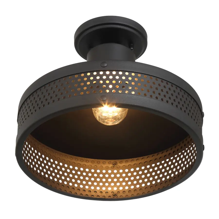 Abalone Point 1-Light Outdoor Flush Mount - Image 3
