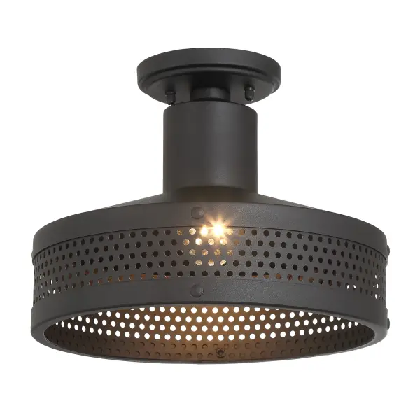 Abalone Point 1-Light Outdoor Flush Mount - Image 4