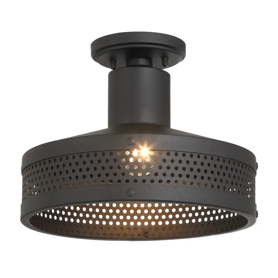 Abalone Point 1-Light Outdoor Flush Mount - Image 4