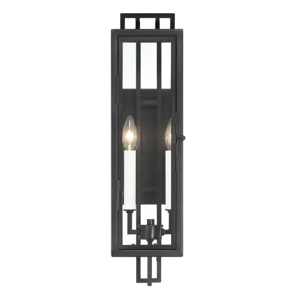 Knoll Road 23" 2-Light Outdoor Wall Sconce - Image 7