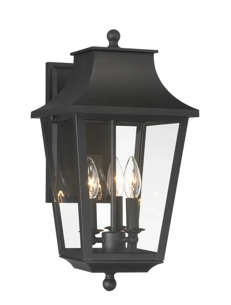 Altimeter 3-Light Outdoor Wall Lantern - Image 1