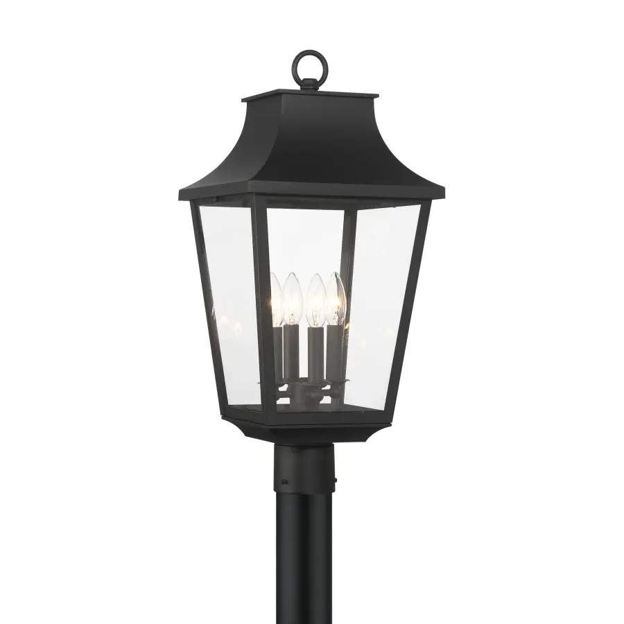 Altimeter 4-Light Outdoor Post Mount in Sand Coal Black - Image 3