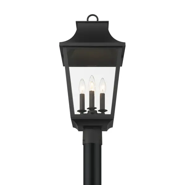 Altimeter 4-Light Outdoor Post Mount in Sand Coal Black - Image 5